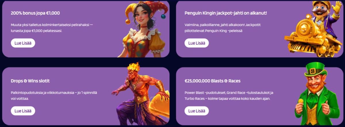 Bonukset ja Kampanjat — Joki Casino Suomi | Tervetulobonus image 1