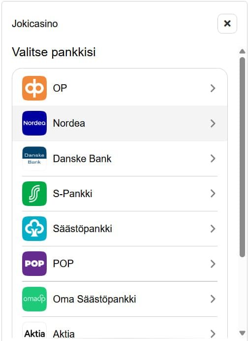 Maksutavat ja Kotiutukset — Joki Casino Suomi | Brite ja image 1